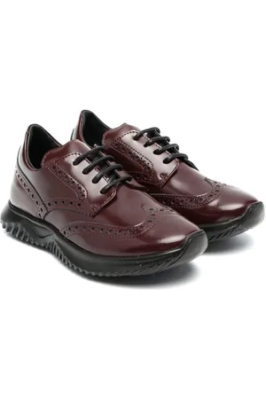 MONTELPARE TRADITION Jungen Sneakers - Brogue-detail leather sneakers