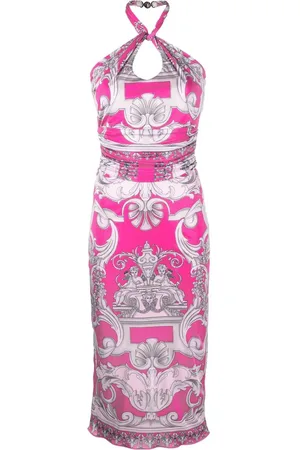VERSACE Midikleid mit Barocco-Print