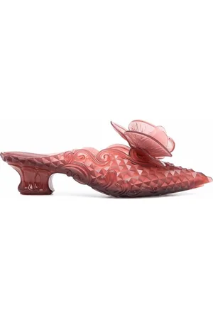 Y / PROJECT Mules mit Orchideen-Print