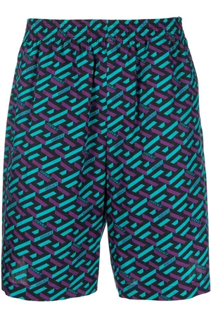 VERSACE Shorts mit La Greca-Print