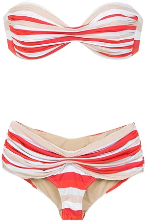 AMIR SLAMA Gestreifter Bikini