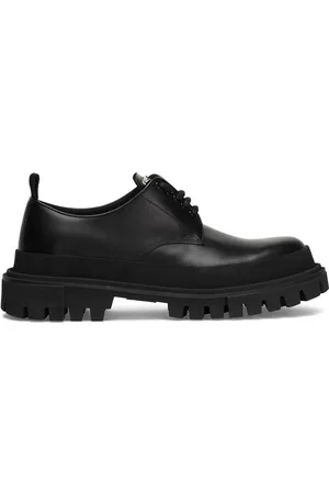 Dolce & Gabbana Derby-Schuhe mit Logo-Schild