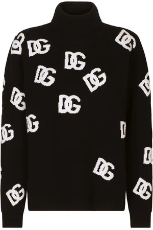 Dolce & Gabbana Schurwollpullover mit DG-Logo