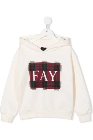 FAY Hoodie mit Schottenkaro