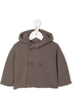 TEDDY & MINOU Doppelreihige Kapuzenjacke