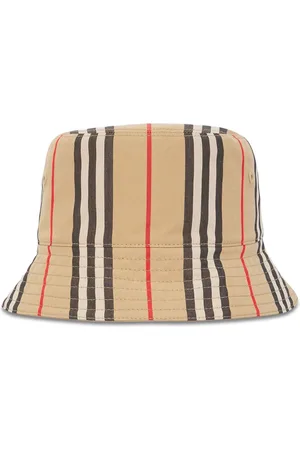 Burberry Damen Hüte - Reversible icon stripe bucket hat