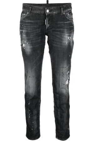 Dsquared2 Cropped-Jeans im Distressed-Look