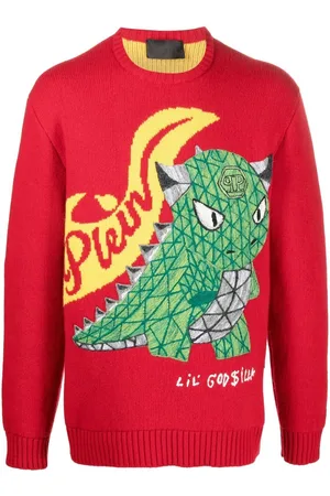 Philipp Plein Pullover mit Dino