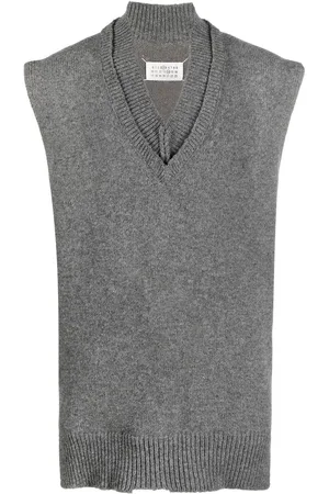 Maison Margiela Pullunder im Layering-Look