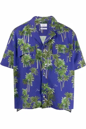 Rhude Hemd mit Palmen-Print