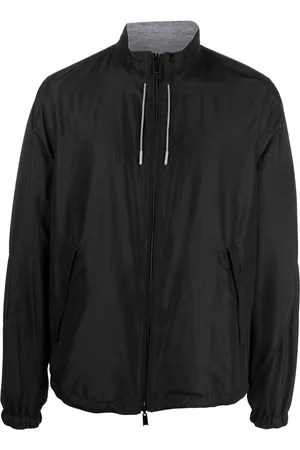 Ermenegildo Zegna Wendbare Jacke mit Logo-Print
