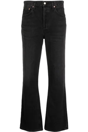 AGOLDE Halbhohe Straight-Leg-Jeans