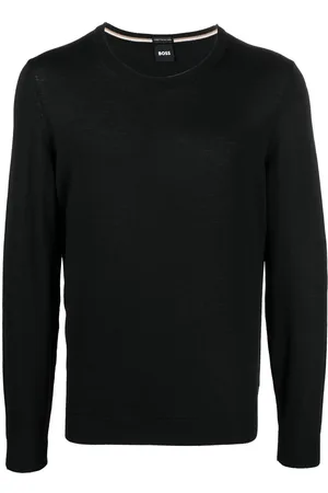HUGO BOSS Pullover mit Rundhalsausschnitt