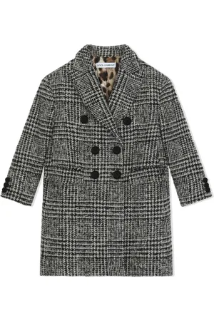 Dolce & Gabbana Doppelreihiger Mantel mit Glencheck