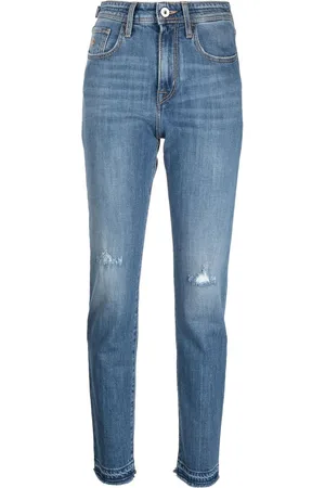 Jacob Cohen Hose im Distressed-Look