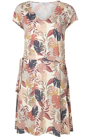 AMIR SLAMA Kleid mit Blumen-Print