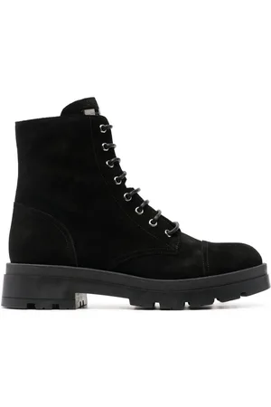 Giuseppe Zanotti Rombos Military-Stiefel aus Wildleder