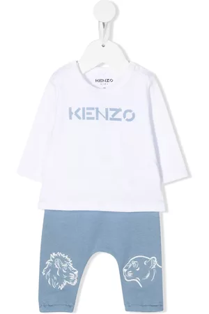 Kenzo Outfit Sets - Logo-print cotton trouser set