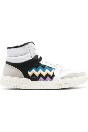 Missoni High-Top-Sneakers mit Zickzackmuster