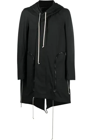 Rick Owens Kapuzenparka mit Oversized-Taschen