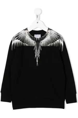 MARCELO BURLON Sweatshirt mit Flügel-Print