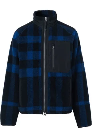 Burberry Karierte Fleecejacke
