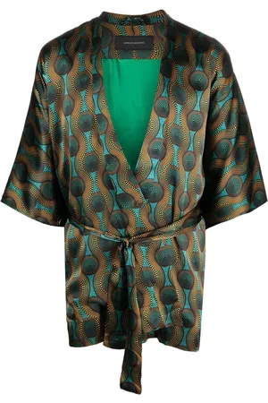 OZWALD BOATENG Jacke mit geometrischem Print