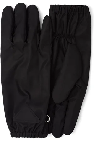 Prada Re-Nylon Handschuhe mit Logo