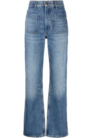 Sandro Gerade High-Waist-Jeans