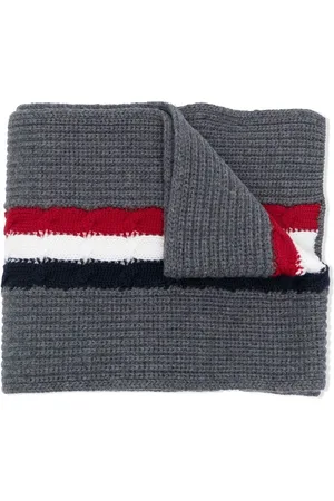 Moncler Logo-patch ribbed scarf