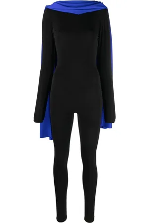Atu Body Couture Damen Ponchos & Capes - Cape-detail long-sleeve jumpsuit