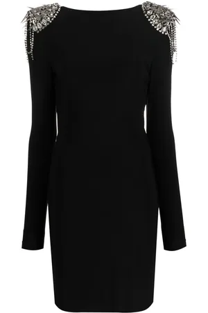 Philipp Plein Kleid mit Kristallen