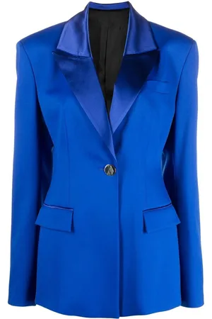 The Attico Einreihiger Seidenblazer