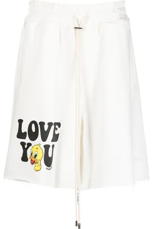 DOMREBEL Shorts mit grafischem Print