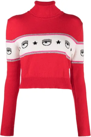 Chiara Ferragni Logomania Rollkragenpullover