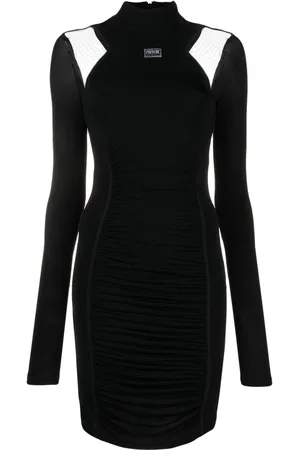 VERSACE Minikleid mit Netzeinsatz