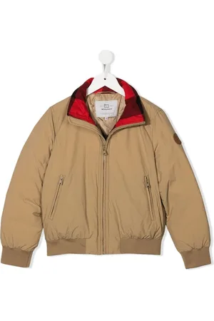 Woolrich Bayman Jacke mit Kontrastkragen