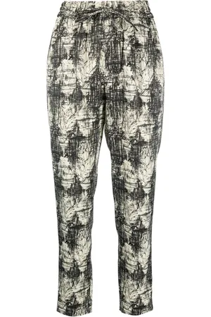 Aspesi Cropped-Hose mit grafischem Print