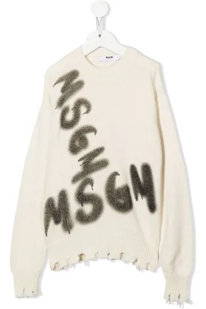 Msgm Pullover mit Saum in Distressed-Optik