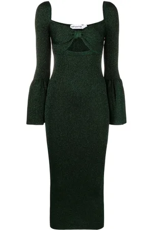 Self-Portrait Midikleid mit Schleife