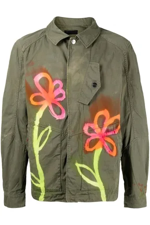 Stain Shade Jacke mit Blumen