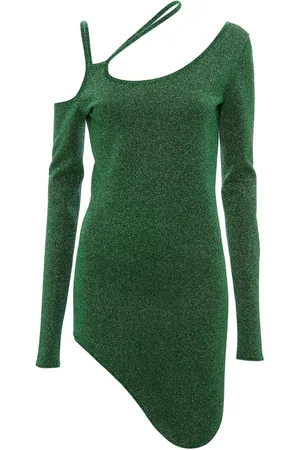 J.W.Anderson Asymmetrisches Kleid mit Glitter-Optik