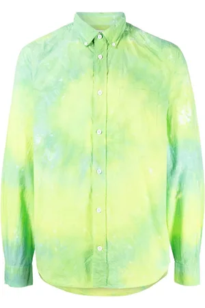 Stain Shade Hemd mit Batikmuster