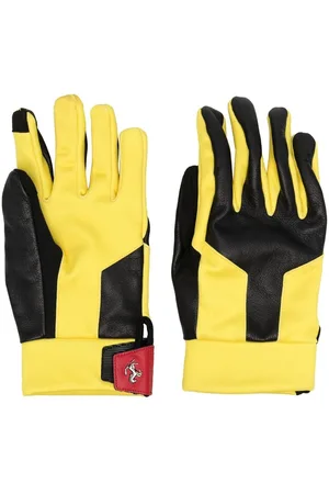 FERRARI Handschuhe - Colour-block leather racing gloves