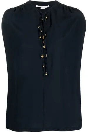 Stella McCartney Bluse mit Knopfdetail
