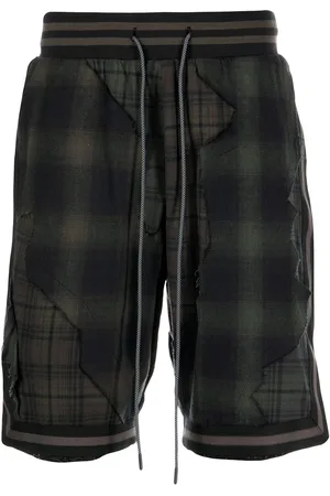 MOSTLY HEARD RARELY SEEN Karierte Sport-Shorts mit Kordelzug