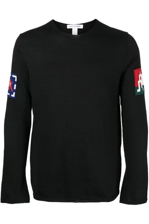 Comme des Garçons Klassischer Intarsien-Pullover