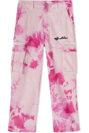 OFF-WHITE Cargohose mit Batikmuster