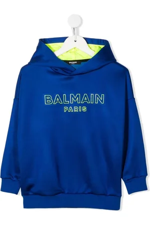 Balmain Hoodie mit Logo-Stickerei