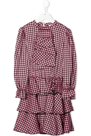 Twin-Set Kleid mit Hahnentrittmuster